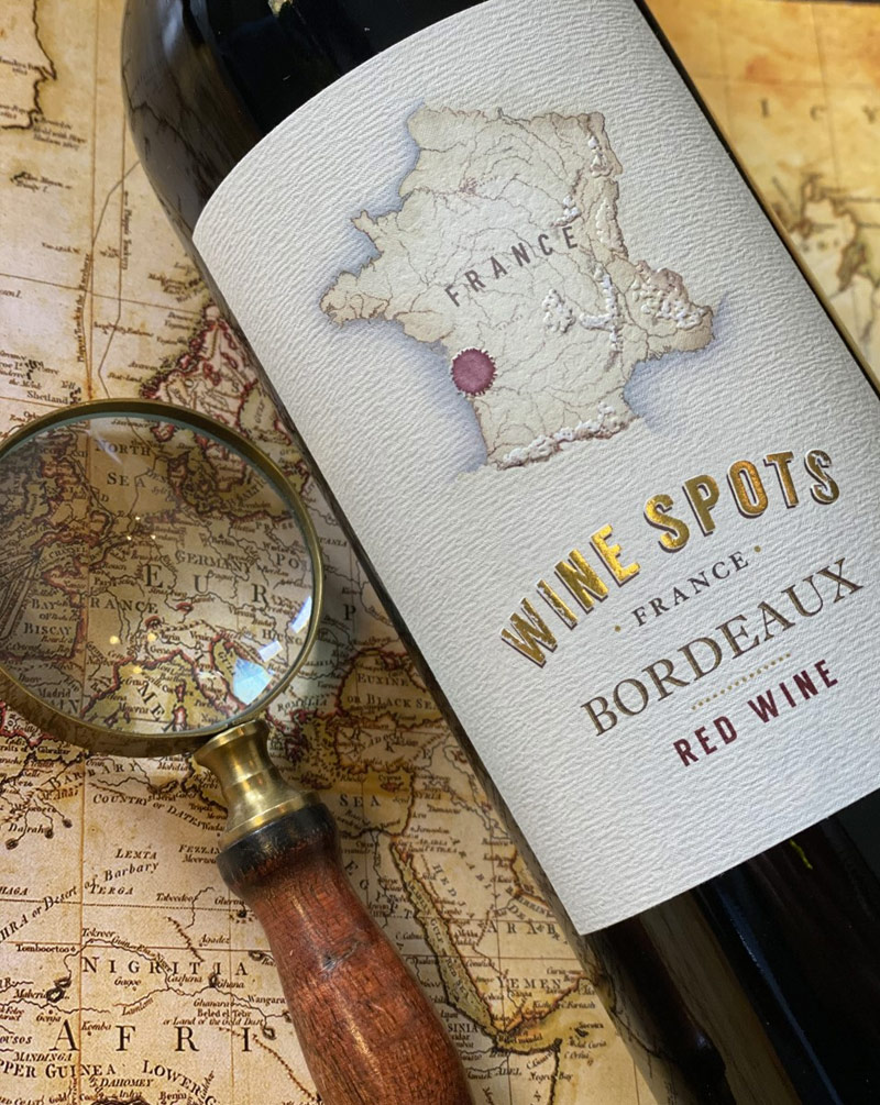 Wine Spots Bordeaux Red Wine Blend