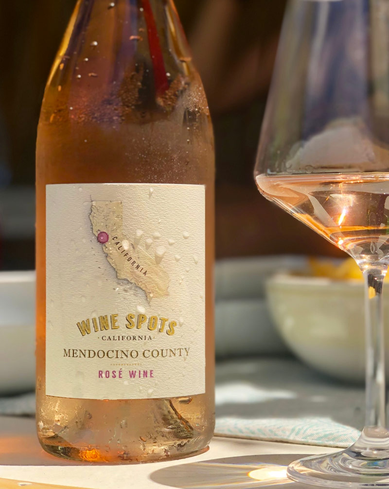 Wine Spots Mendocino County Rosé