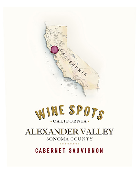 Wine Spots Alexander Valley Cabernet Sauvignon - label thumb