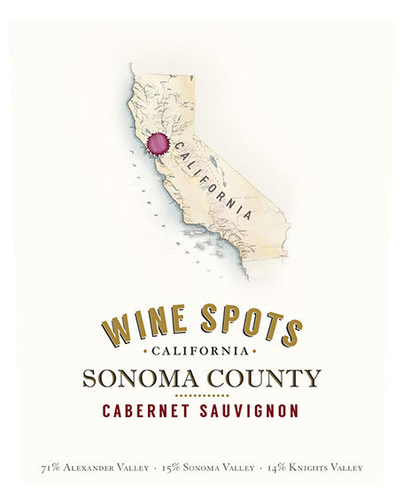 Wine Spots Sonoma County Cabernet Sauvignon - label thumb