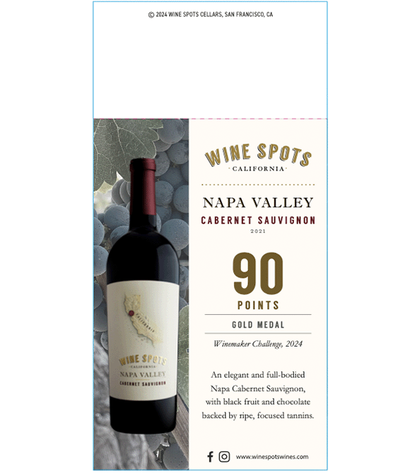 Wine Spots Napa Valley Cabernet Sauvignon - 90 points, Gold Medal - Shelftalker thumb