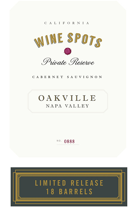 Wine Spots Private Reserve Oakville Cabernet Sauvignon - label thumb