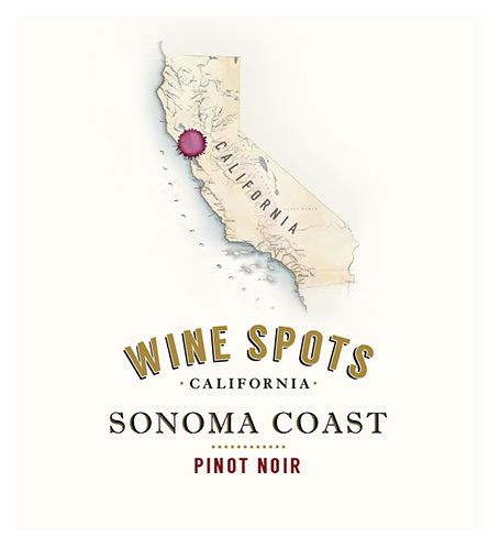 Wine Spots Sonoma Coast Pinot Noir - label thumb