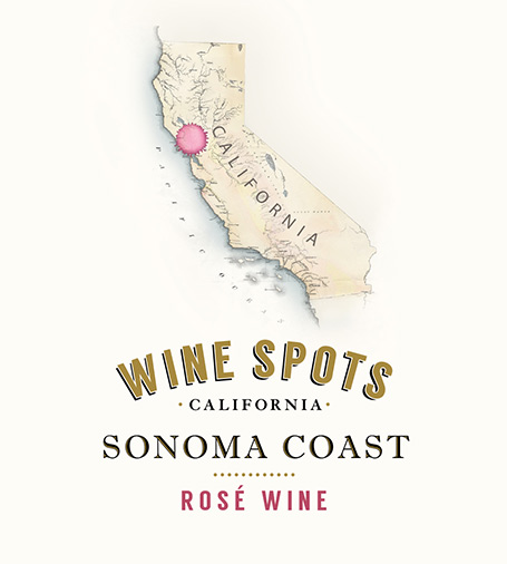 Wine Spots Sonoma Coast Rose - label thumb